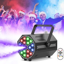 1000W Smoke Machine Fog Mist Haze Hazer Effect 18 LED For Disco Party Halloween