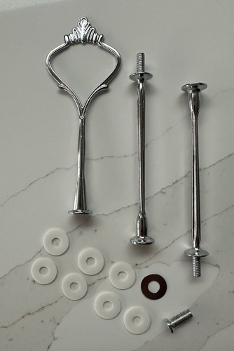 Cake plate stand metal - plate,