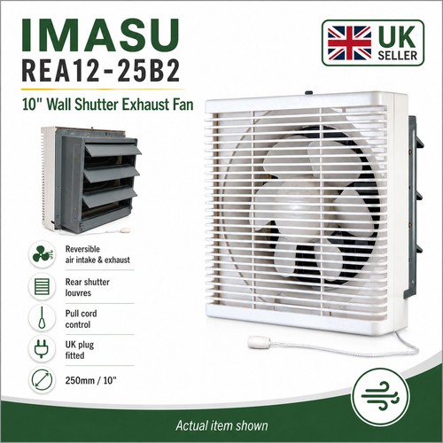 Reversible wall shutter - 10",