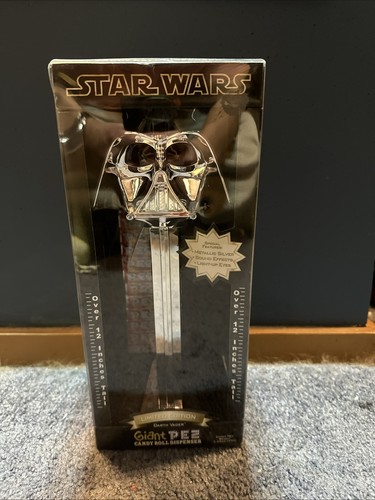 Darth vader giant silver pez - giant,