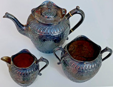 Victorian EPNS Tea Set 3pc