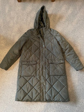 Joules Green Quilted Coat Size