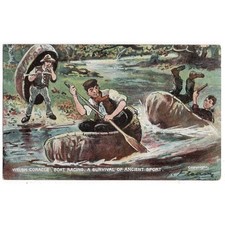 Welsh Coracle Boat Racing