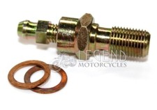 M10 x 1.25 Banjo Bolt Bleed Screw Nipple & Washers Motorcycle B8-20