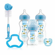 Dr Brown's Natural Flow Options+ Baby Newborn Anti Colic Baby Bottles Gift Set