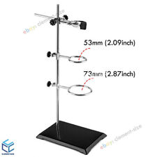 50CM Chemistry Laboratory Stands Support Set Steel Lab Flask Clamp & Retort Ring