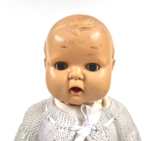 Vintage hard plastic baby - hard,
