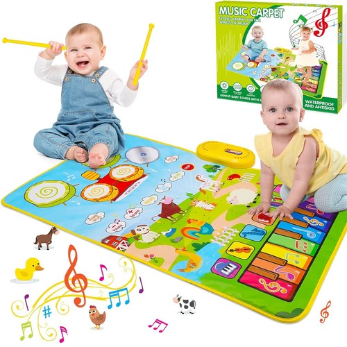Kid music mat toddler floor - music,