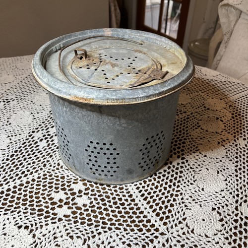 Vintage galvanized metal - vintage,