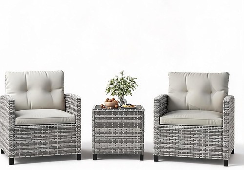Pieces rattan bistro set - rattan,