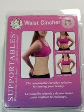 Women's Supportables Waist Cincher Taming your Tummy Beige Fits 4-10