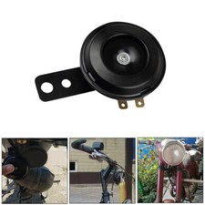 1x Black 105db Loud Motorcycle Car Electric Bike ATV Horn Waterproof Accessories