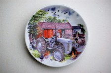  Little Grey Fergie Tractor Ceramic Plates and stand - 10cm -20cm - Ideal Gift