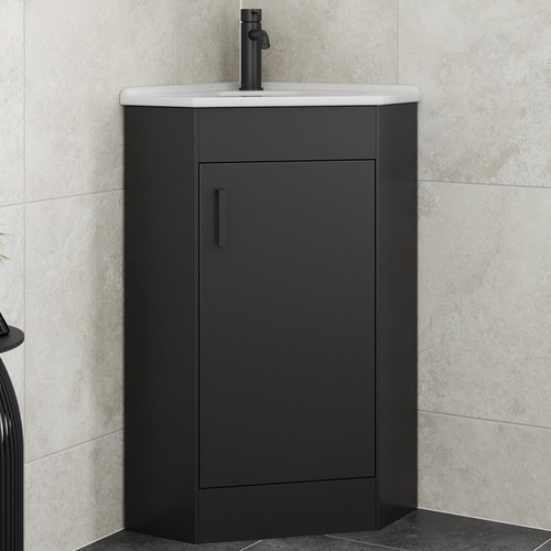 Avox black single door corner - avox,