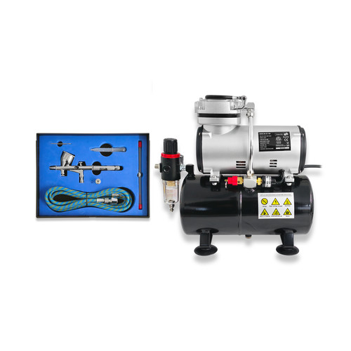 Airbrush tank compressor - airbrush, kit