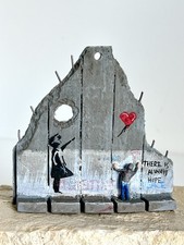 Banksy, “Girl with Balloon” Iconic Sculpture The Walled Off Hotel, Gallery Owned