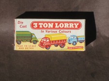 VINTAGE MILITARY BEDFORD 3 TON LORRY (ENGLAND) MINT ORIGINAL BOX