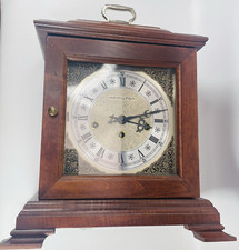 Hamilton Wheatland Westminster Chime Mantle Clock 340-020 W Germany 2 Jewels KEY