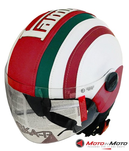 Lambretta helmet with side - helmet,