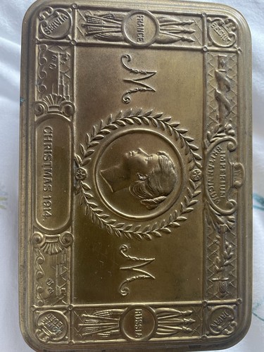 Queen mary christmas 1914 tin - queen,
