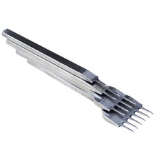 4PCS 3/4/5/6mm Leather Hole