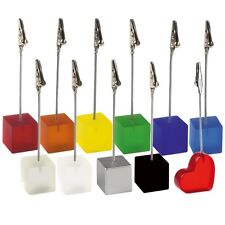 1 x Party Table Number & Name Card Clip - SHOP / CAFE / PRICE TAG MEMO HOLDER UK