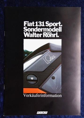 Fiat 131 sport special model - fiat,