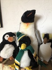 4 X Penguins plush soft toys