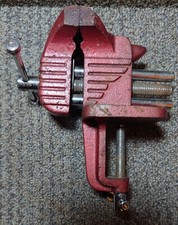 Vintage Red Draper Vice 3"