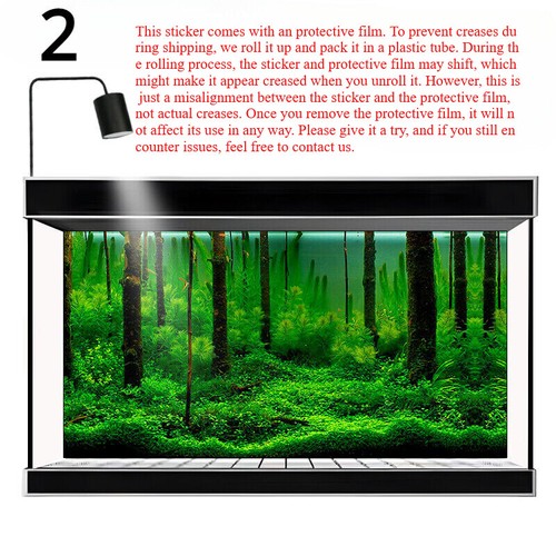 1pcs fish tank background - 1pcs,
