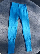 alphalete leggings womens medium blue