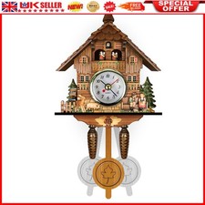 2025 New Vintage Clock German Black Forest Wooden Hunter Cuckoo Clock UK💝