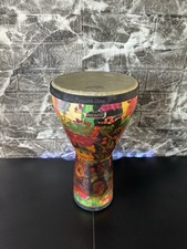 Remo USA World Percussion Kids Djembe, Animal Print, 8” x 14”, Fair Condition