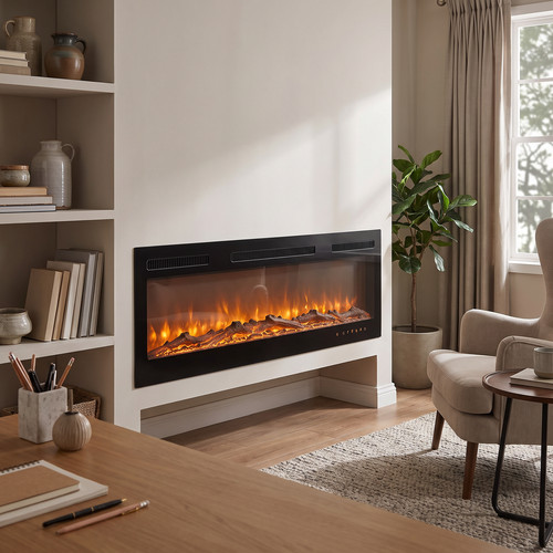 60inch led fireplace - led,