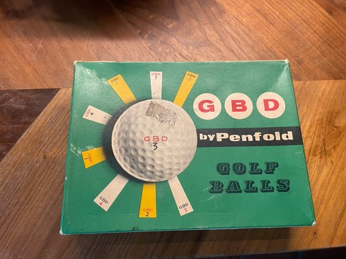Vintage golf ball box - vintage,