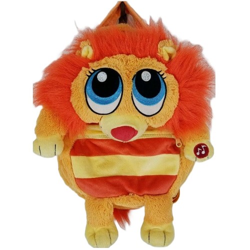 Mushabelly lion plush backpack - lion,