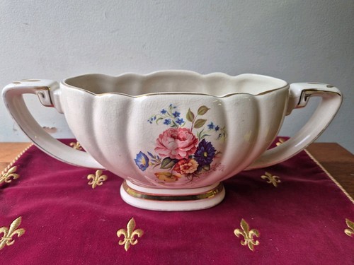 Vintage double handled bowl - double,