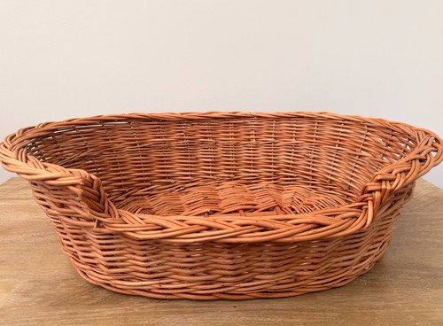 Wicker dog bed - wicker, basket