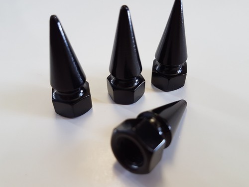 Black spike car - black, wheel