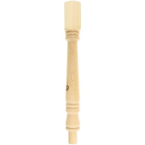 Pine plain turned newel - pine,