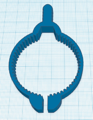 Printed zoom lever - 3d, or