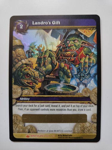 Landro gift unscratched wow - unscratched,