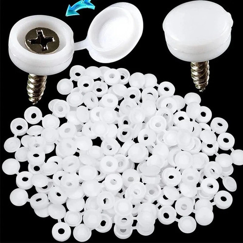 White plastic fold - plastic, hinged