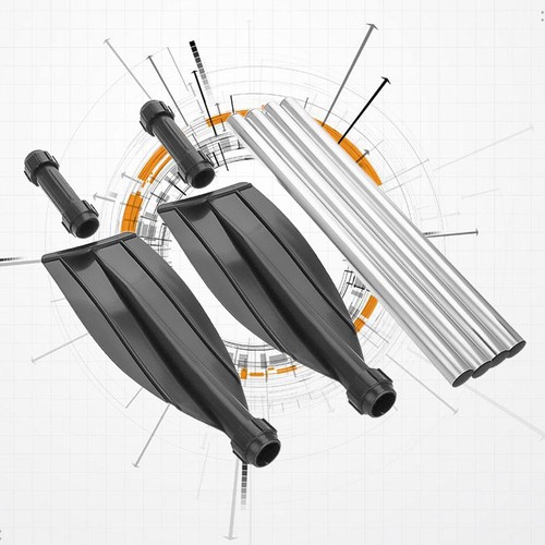 Dual purpose kayak - dual, paddle