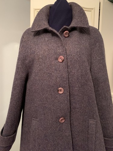 Vintage warm blue woollen - blue,