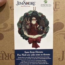 Jim Shore Santa and Deer Scene