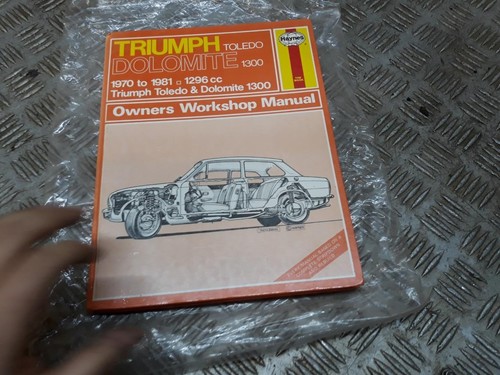 Triumph toledo dolomite - toledo/dolomite, haynes