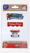 Worlds Smallest SI505 Fisher Price Classic Chatter Phone Licensing Red 