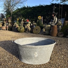 Galvanise Riveted Tin Bath