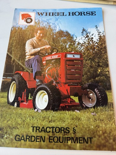 Wheel horse garden - horse, tracter